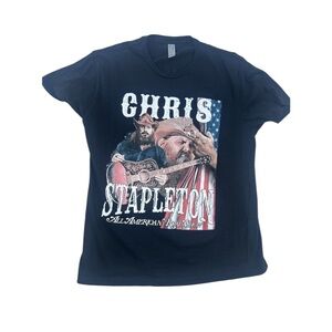 Chris Stapleton Your All American Road Show Shirt‎ Size Large
